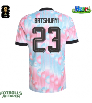 Belgien Michy Batshuayi #23 Bortatröja VM 2026 Kortärmad